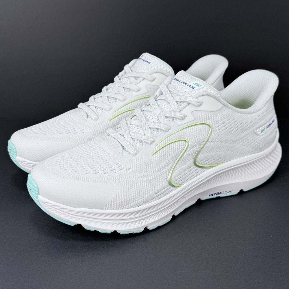 Skechers GO RUN Consistent 2.0 Slip-Ins Women’s Size 11 White Shoes NEW